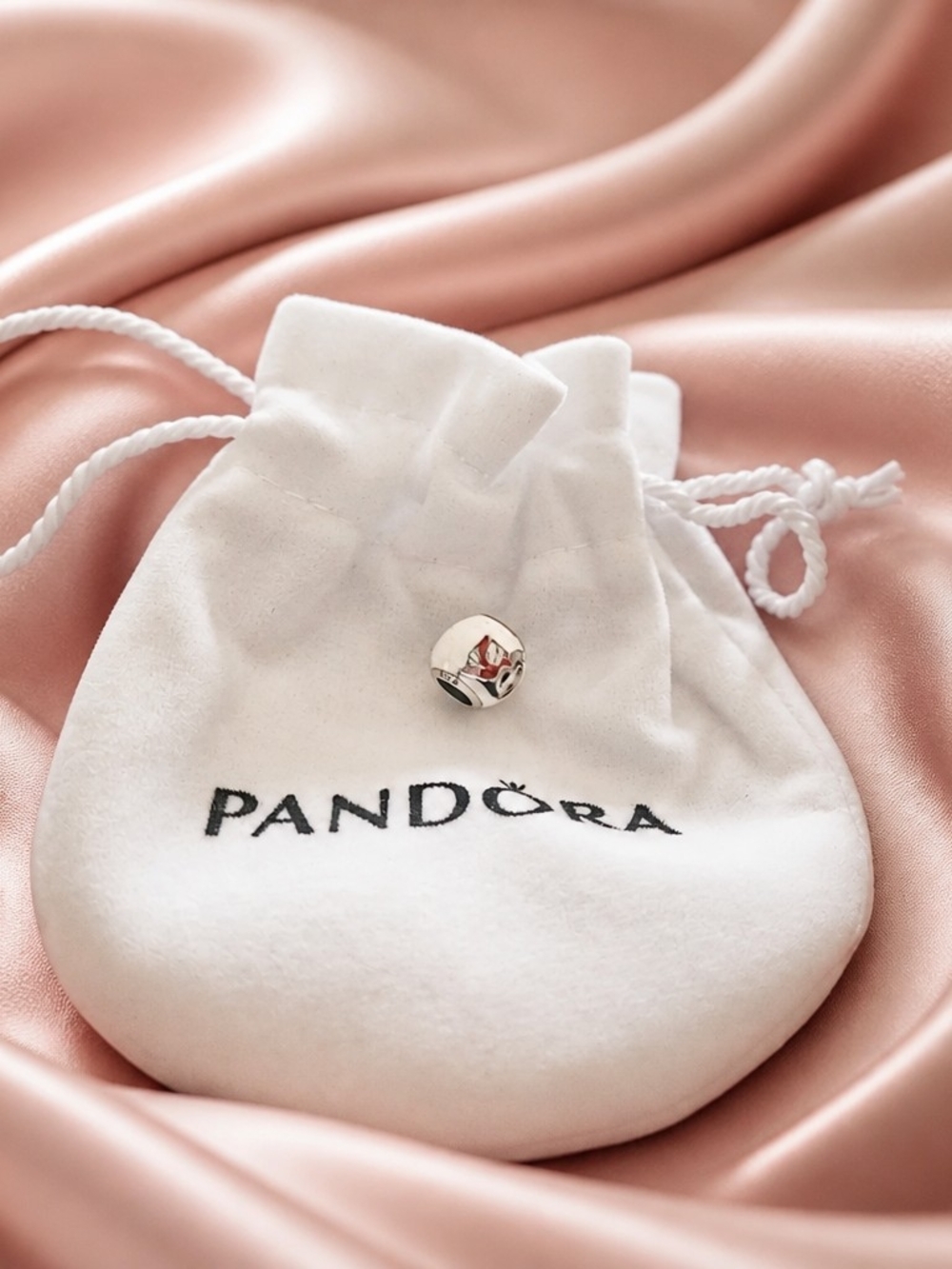 RARE Pandora Disney Stitch Glow-in-the-Dark Charm Sterling Silver S925 ALE